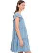 Tiered Flutter Sleeve Dress