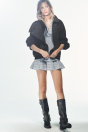 Zara КОЖАНЫЕ САПОГИ НА ПЛОСКОЙ ПОДОШВЕ С ВЫШИВКОЙ 512859948-700-35
