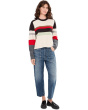 Stripe Aspen Raglan Pullover