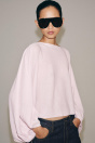 Zara Темно-розовый СВИТЕР С ШИРОКИМИ РУКАВАМИ