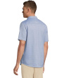 Short Sleeve XC Flex Birdseye Geo Print Button Front Shirt
