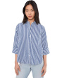 The Signature Y-Neck Shirt in Poplin