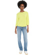 3/4 Sleeve Crew Neck Swing Sweater