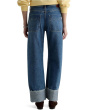 Mercer High-Rise Cuffed Barrel Jeans in 11 Years Enrich