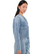 Bottomless Brunch Denim Quilted Jacket