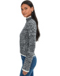Marl Cozy Cotton Nelly Mockneck