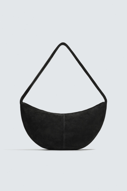 Zara КОЖАНАЯ СУМКА ЧЕРЕЗ ПЛЕЧО 495680075-800-3