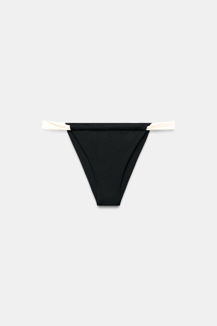 Zara БРЮКИ-БИКИНИ С КОНТРАСТНЫМ ВОЛАНОМ 543493820-800-1