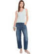 Ribbed Slub Scoop Neck Tank