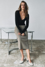 Zara Туфли на каблуках-котятах из кожи со сборками - белая обувь ограниченной серии?