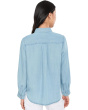 Denim Long Sleeve Shirt with Pockets