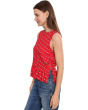 Side Tie Smocked Tank