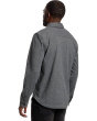 Long Sleeve Button Up Herringbone Knit Shirt