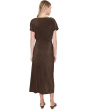 Directional Pleated Twist Dress