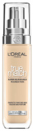 L'Oréal Paris True Match Foundation, Seamlessly Blendable, with Hyaluronic Acid, Vegan Formula, Liquid Texture, Medium Coverage, Natural Finish, for All Skin Types, 2.N Neutral Light, 30 ml