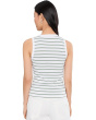 Rib Stripe High Neck Tank