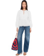 Nora Pintuck Eyelet Top