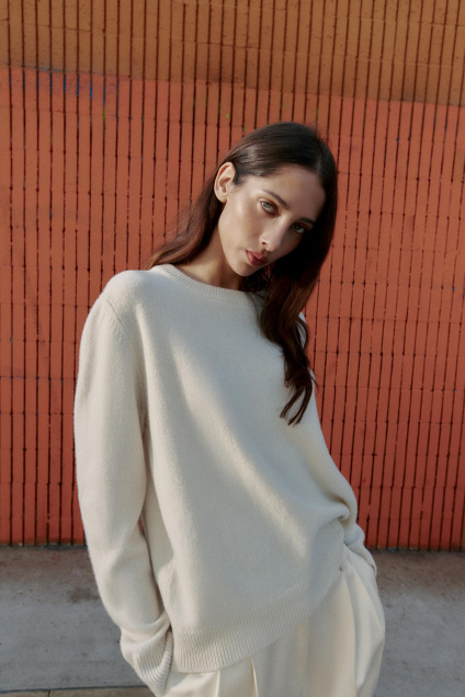 Zara ОДНОТОННЫЙ ВЯЗАНЫЙ СВИТЕР 495702864-712-1