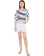 Beckham Short Sleeve Stripe Sweater