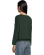 Elastic Hem Dolman Boatneck
