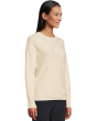 On the Dot - Long Sleeve Crew Neck Sweater with Fuzzy Dots