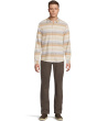 Portland Stripe Strch Flnnl Long Sleeve