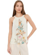 High Neck Sleeveless Blouse