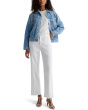 Brinley Mid-Rise Straight Crop in Gallery White