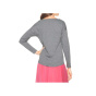 Shirt m. Druck, grau