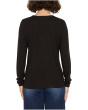 Cozy Jersey Double Layer Split Neck Tee