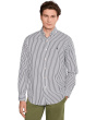 Classic Fit Striped Broadcloth Shirt