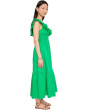 Ruffle Front Maxi Dress