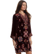Velvet Tie Front Kimono Dress- Brandi