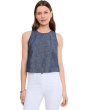 NZ by NIC+ZOE Chambray Mix Stevie Tank