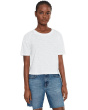 Short Sleeve Shrunken Boxy Crew Neck Tee