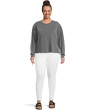 Long Pleated Sleeves Sweatshirt