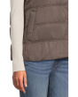 Eggshell High Collar Vest