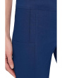 Control Stretch Crop Pants with Vertical Faux Pocket Detail