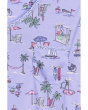 Plus Size V-Neck Tee & Bermuda Shorts Pajama Set