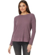 Long Sleeve Crew Neck Boxy Top