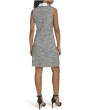 Sleeveless Tweed Aline with Collar