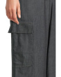 Airy Organic Cotton Twill Full Length Cargo Pants
