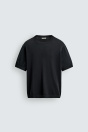 Zara ФУТБОЛКА ИЗ ЛЕГКОГО ХЛОПКОВОГО ТРИКОТАЖА 502267328-800-2