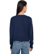 Genevieve Solid Drop Shoulder Henley