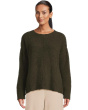 Organic Cotton Fluff Crew Neck Sweater