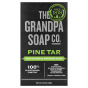 The Grandpa Soap Co., Мыло для лица и тела, сосновый деготь, 120 г (4,25 унции)