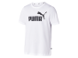 PUMA Мужская футболка с логотипом ESS Tea, изготовленная из чистого хлопка, белого