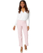 Stretch Linen wide leg ankle