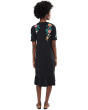 Ruffle Hem Knit Midi Dress - Ziviana