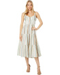 Striped Corset Maxi Dress